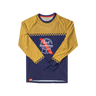 Long-sleeve shirt with Pabst Blue Ribbon logo on a white background