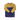 Blue and yellow sports jersey on a white background