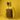 Two-tone yellow and brown jacket with a brand logo on a yellow background
