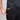 Person wearing black pants with a visible brand logo, against a plain background