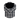 A long-sleeved Flannel Button Up shirt with a checkered pattern in black, gray, and white, featuring a solid black panel across the top shoulders.