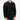 A solid black long-sleeved flannel button-up shirt.