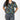 FlexGRID Button Up - Cropped Girls Pull Up Not Out Green Floral