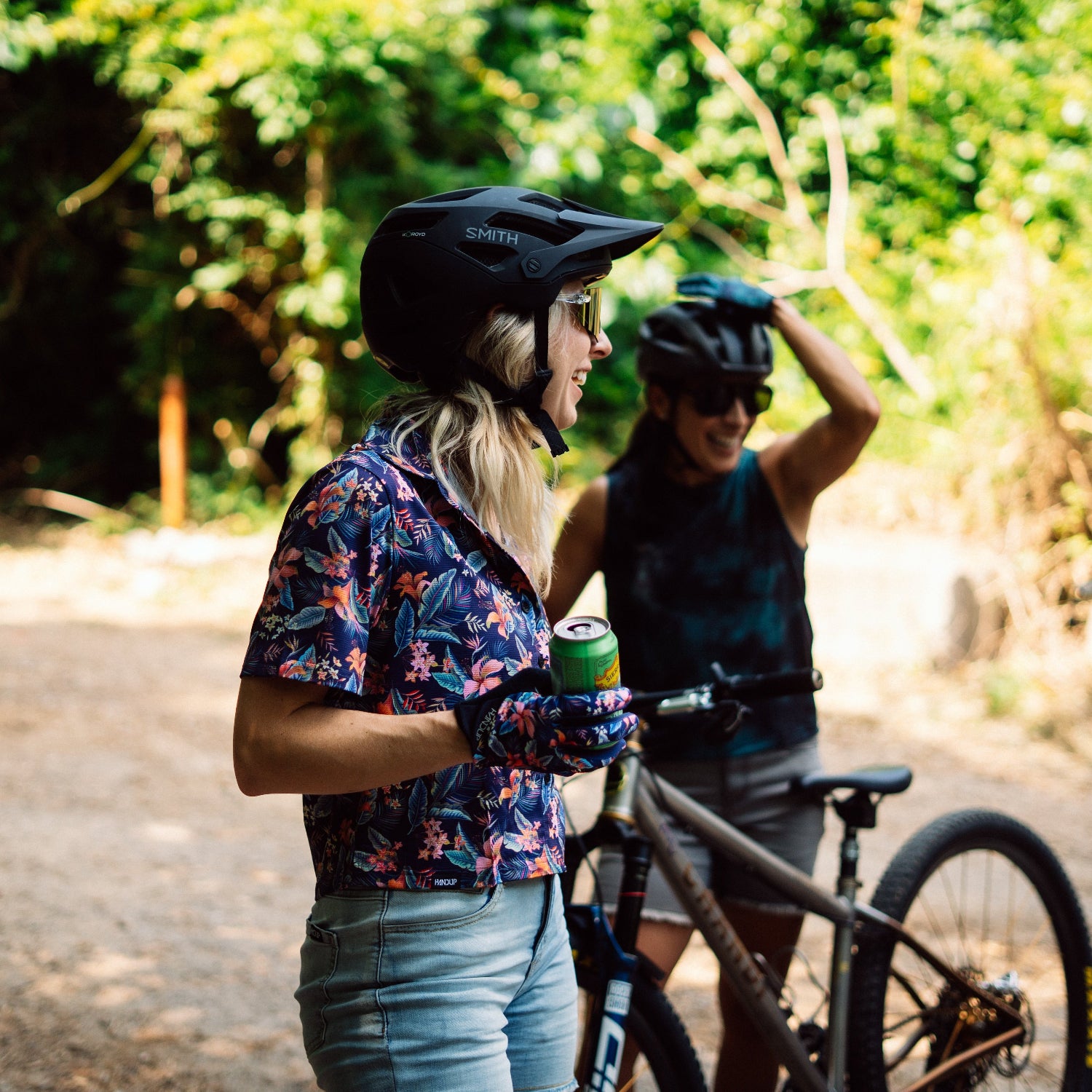Hawaiian Button up Mountain Bike Jersey | HANDUP since 2014 | Cropped ...