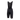 Black cycling bib shorts on a white background