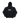 Black hoodie with 'HANDUP' text on a white background