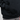 Black hoodie worn by a person on a light gray background