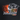 Black t-shirt with a graphic of a helmet and flames on a dark background