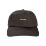 Dark brown cap with 'handup' embroidery on a white background