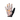 white glove with a floral pattern on a white background