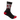 Black sock with red accents and 'Handup' logo on a white background