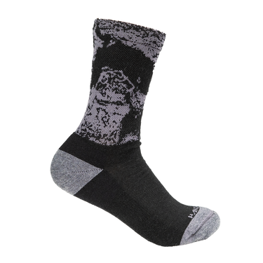 Socks - Black Strata Wool